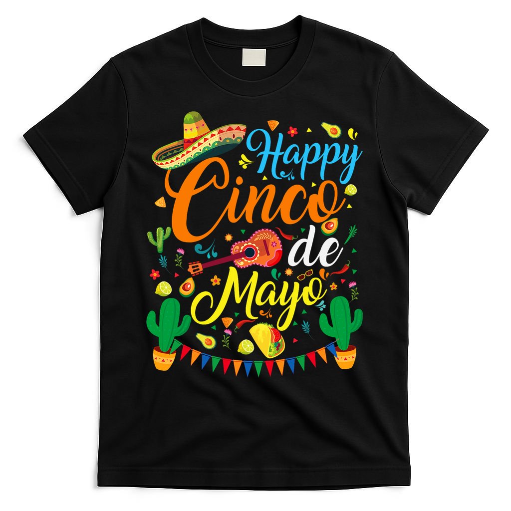 Happy Cinco De Mayo Fiesta Mexican Party 5 De Mayo  T-Shirt