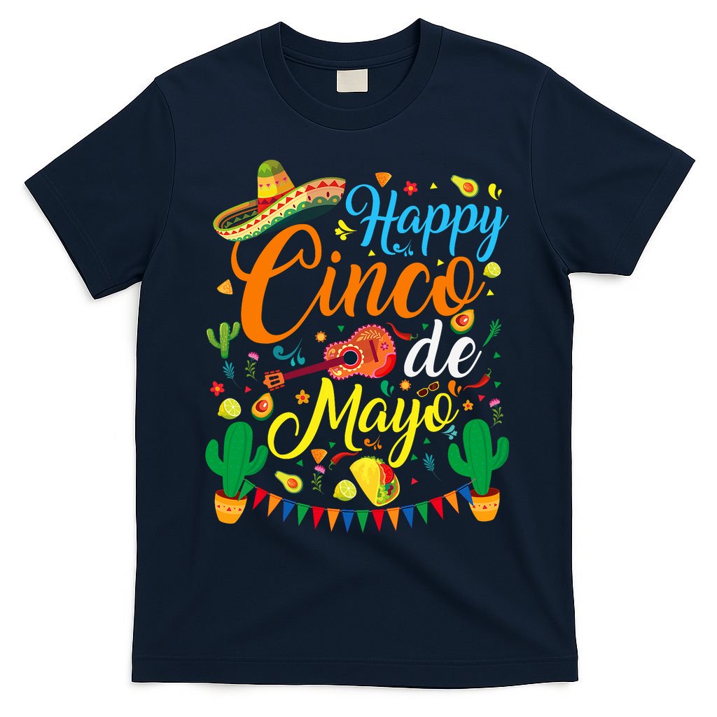 Happy Cinco De Mayo Fiesta Mexican Party 5 De Mayo  T-Shirt