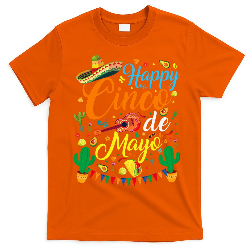 Happy Cinco De Mayo Fiesta Mexican Party 5 De Mayo  T-Shirt
