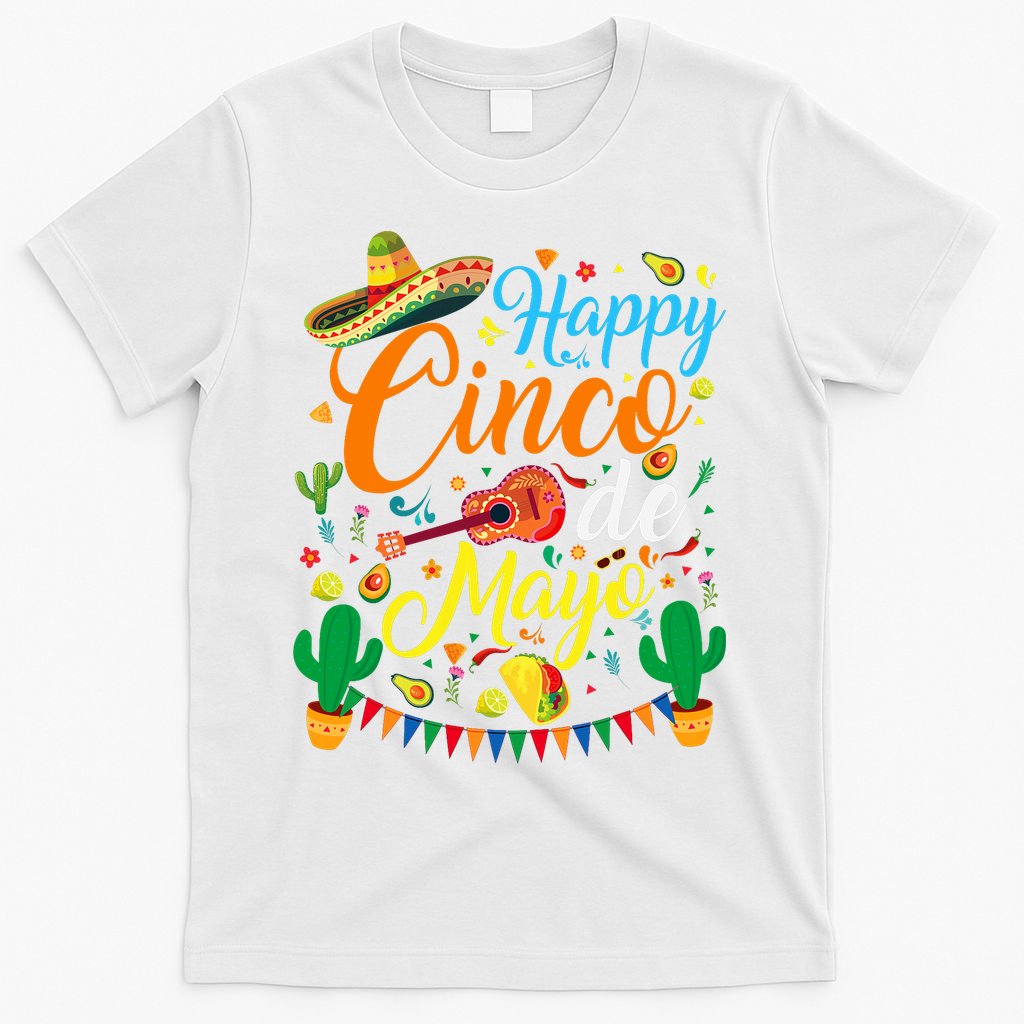 Happy Cinco De Mayo Fiesta Mexican Party 5 De Mayo  T-Shirt