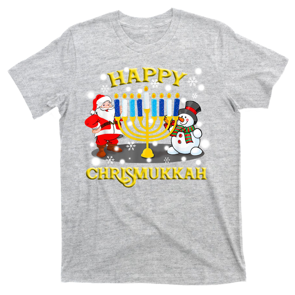 Happy Chrismukkah Funny Hanukkah Christmas Jewish Holiday T-Shirt