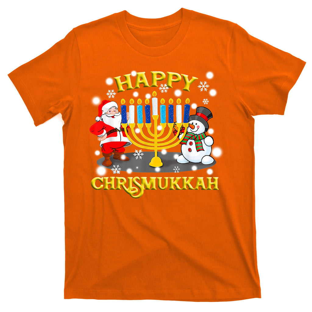 Happy Chrismukkah Funny Hanukkah Christmas Jewish Holiday T-Shirt