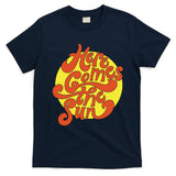 Here Comes The Sun Summer Beach Retro T-Shirt
