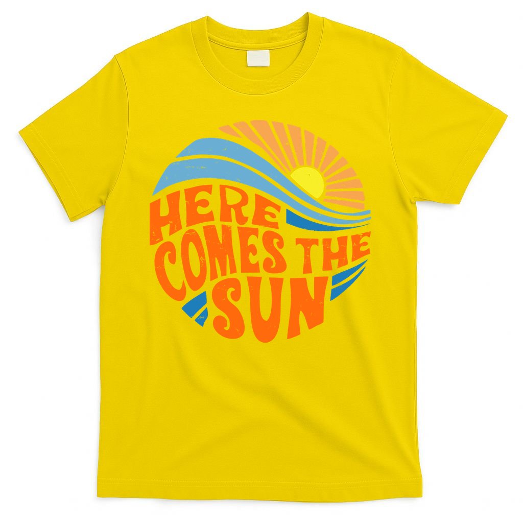 Here Comes The Sun Retro Summer T-Shirt