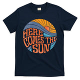 Here Comes the Sun Vintage Retro Sixties Surf Summer Beach T-Shirt