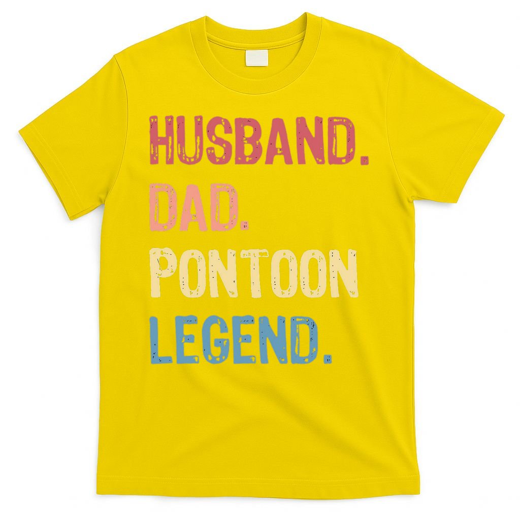 Husband Dad Pontoon Legend T-Shirt
