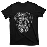 Hand Drawn Rottweiler Dog T-Shirt