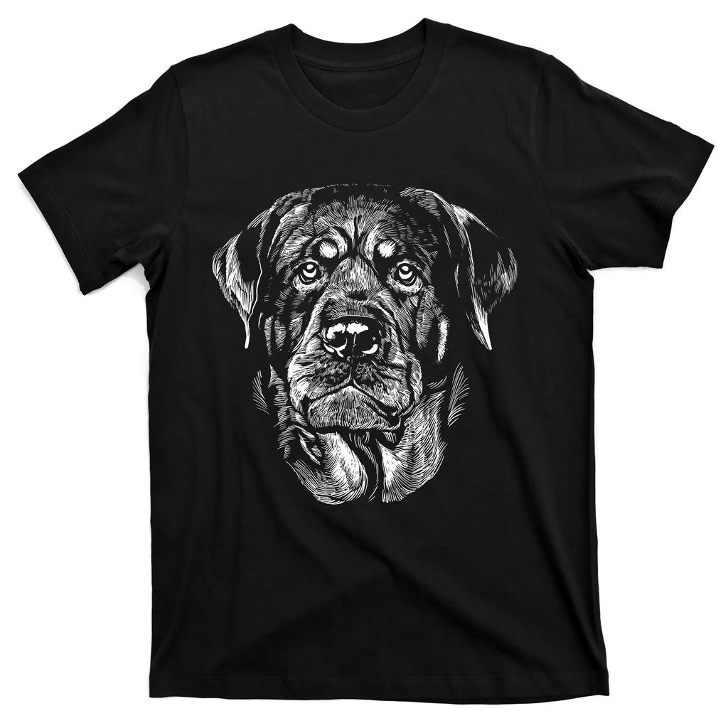 Hand Drawn Rottweiler Dog T-Shirt