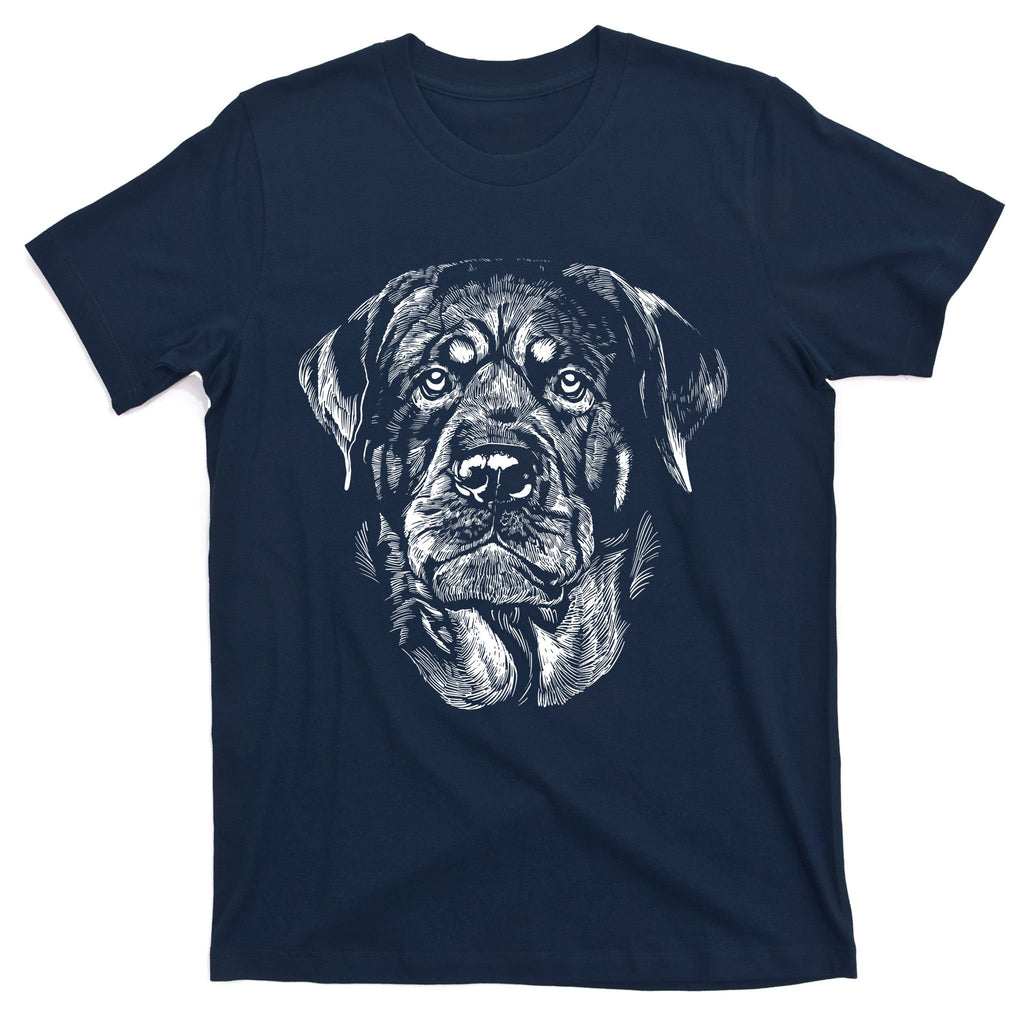 Hand Drawn Rottweiler Dog T-Shirt