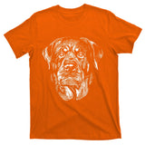 Hand Drawn Rottweiler Dog T-Shirt