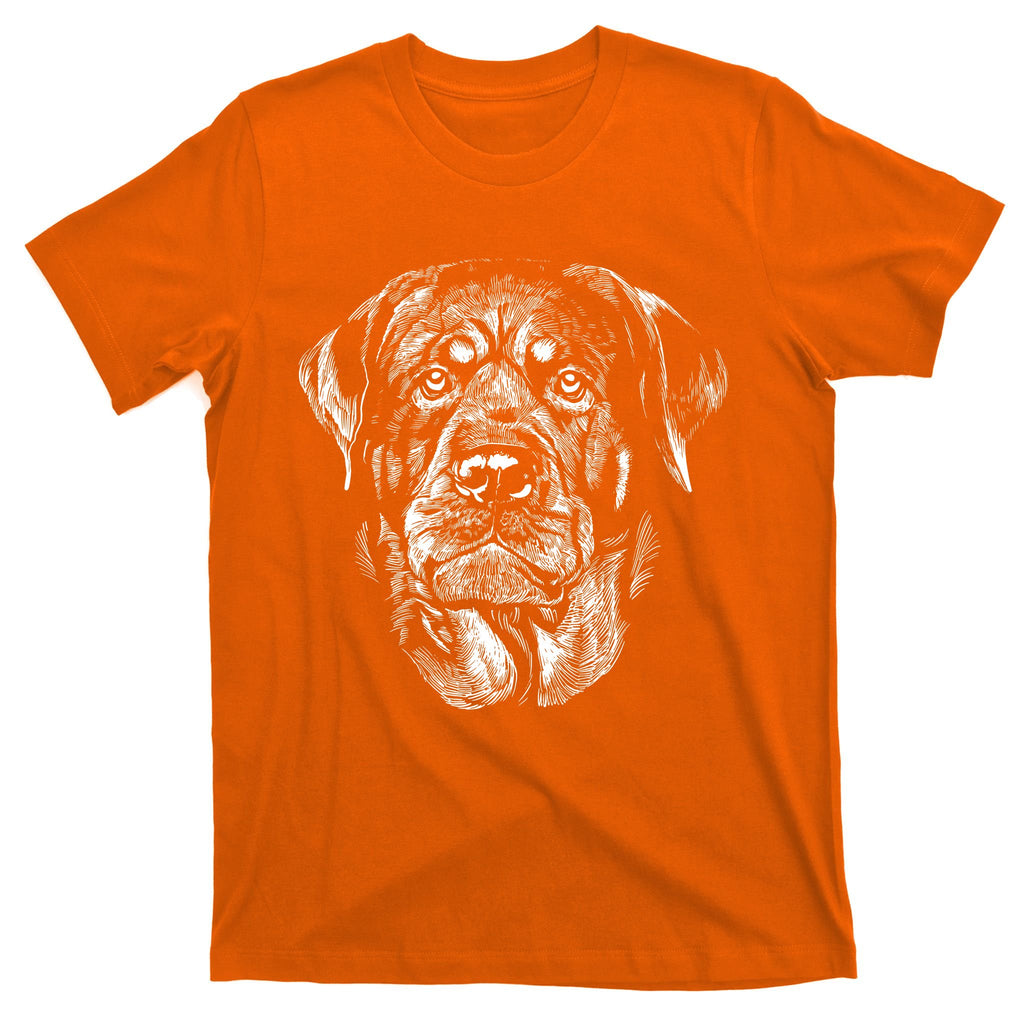 Hand Drawn Rottweiler Dog T-Shirt