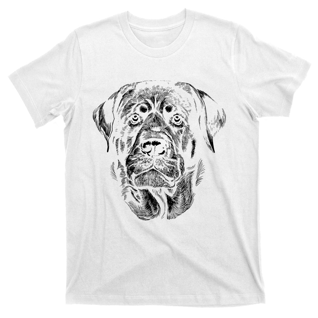 Hand Drawn Rottweiler Dog T-Shirt