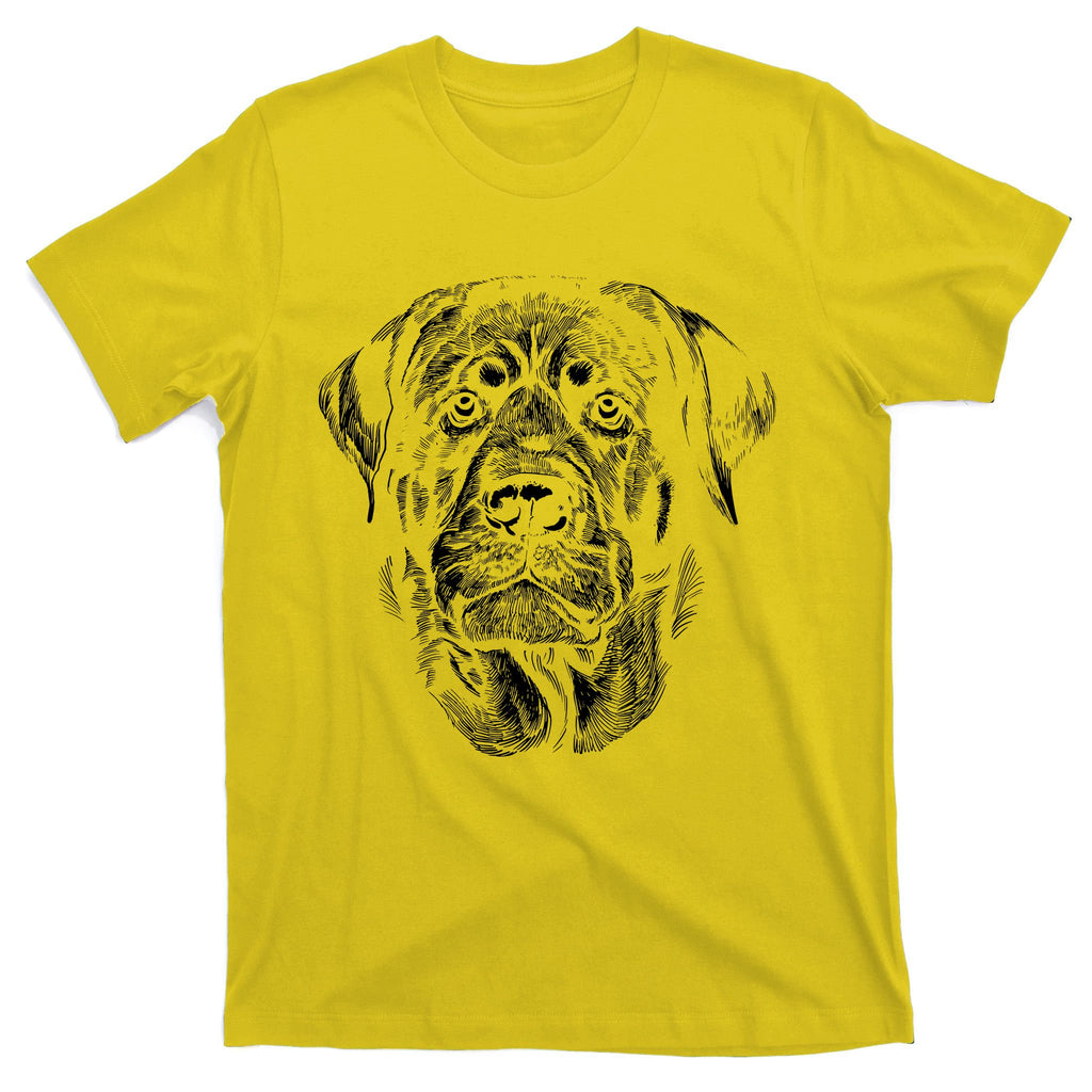 Hand Drawn Rottweiler Dog T-Shirt