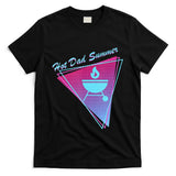 Hot Dad Summer Funny 80s Retro Vintage Charcoal Grill BBQ T-Shirt