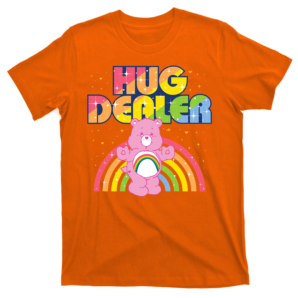 Hug Dealer Teddy Bear Rainbow T-Shirt