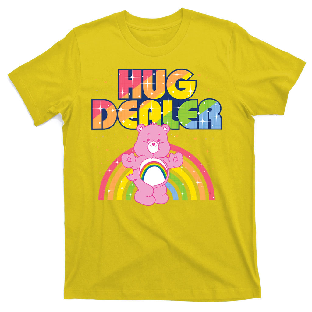 Hug Dealer Teddy Bear Rainbow T-Shirt