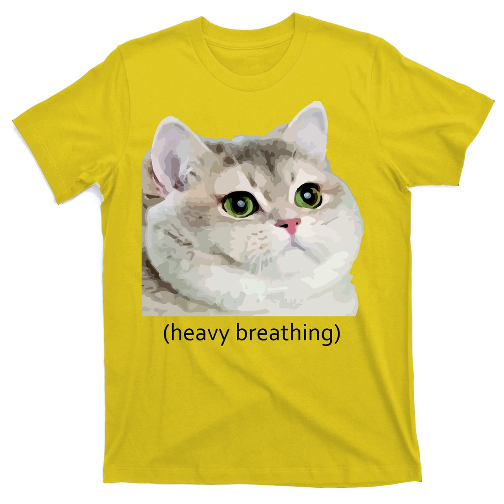 Heavy Breathing Cat T-Shirt