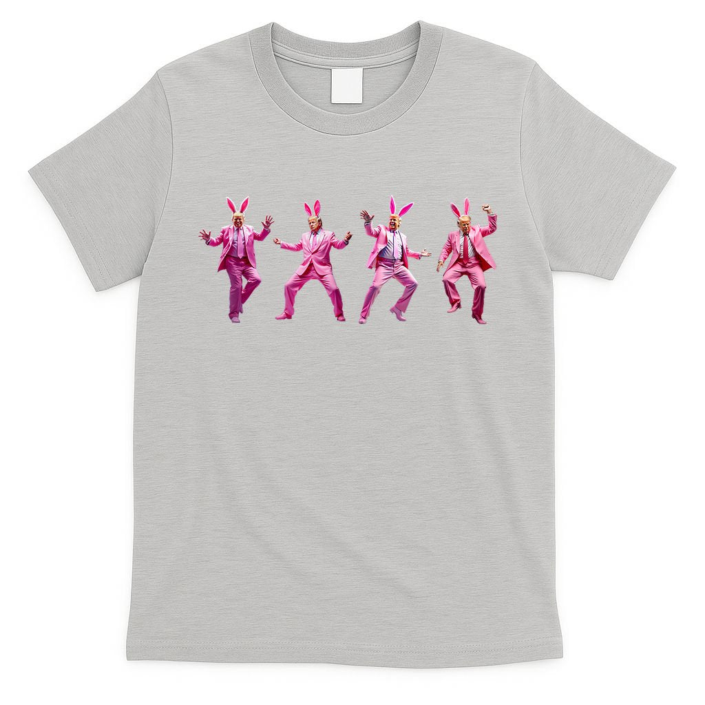 Happy Easter Bunny Spring Hunt Eggs Rabbit Funny Trump Dance T-Shirt