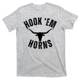 Hook Em Horns Texas Bull Head T-Shirt
