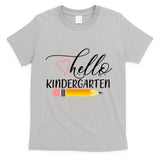 Hello Kindergarten Cute Pencil T-Shirt