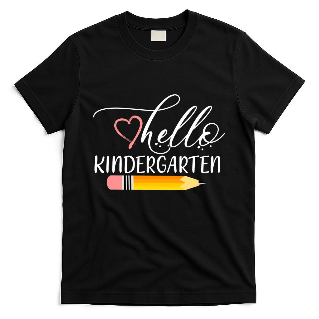 Hello Kindergarten Cute Pencil T-Shirt