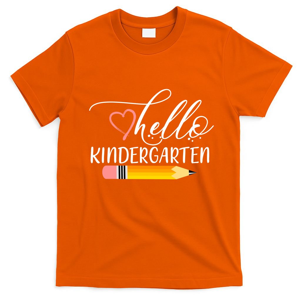 Hello Kindergarten Cute Pencil T-Shirt