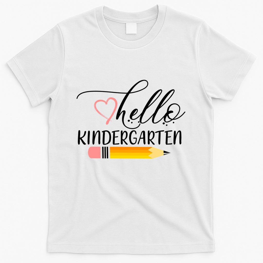Hello Kindergarten Cute Pencil T-Shirt