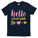 Hello Second Grade Cute Elementary School T-Shirt