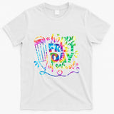 Happy First Day Of School Tie Dye Back To School Teacher Kids T-Shirt
