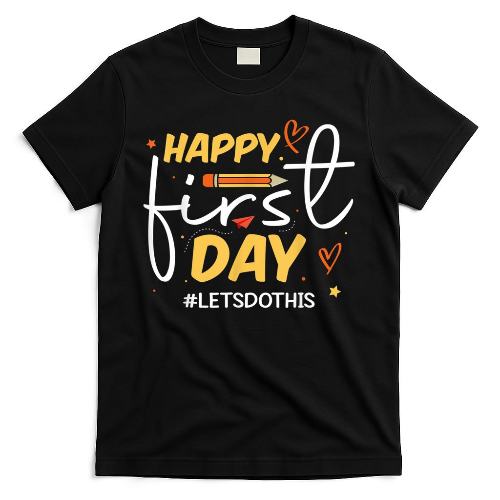 Happy First Day Of School Back To School Kids Teacher T-Shirt