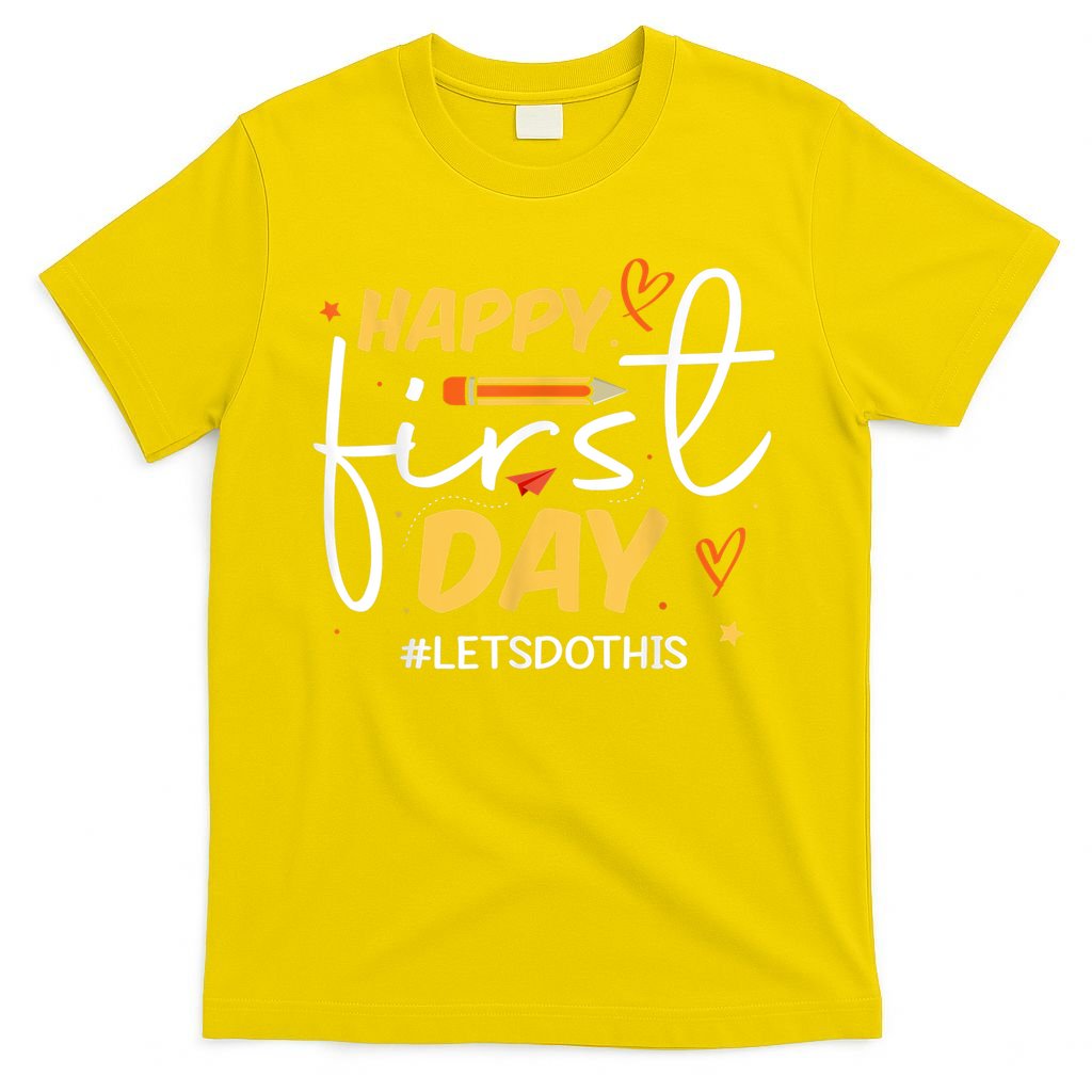 Happy First Day Of School Back To School Kids Teacher T-Shirt