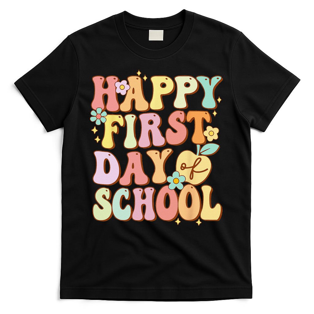 Happy First Day Of School Teachers Back To School Love T-Shirt