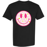 Happy Face Daisy Flower Gift Preppy Aesthetic Smile Face Gift Garment-Dyed Heavyweight T-Shirt