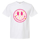 Happy Face Daisy Flower Gift Preppy Aesthetic Smile Face Gift Garment-Dyed Heavyweight T-Shirt