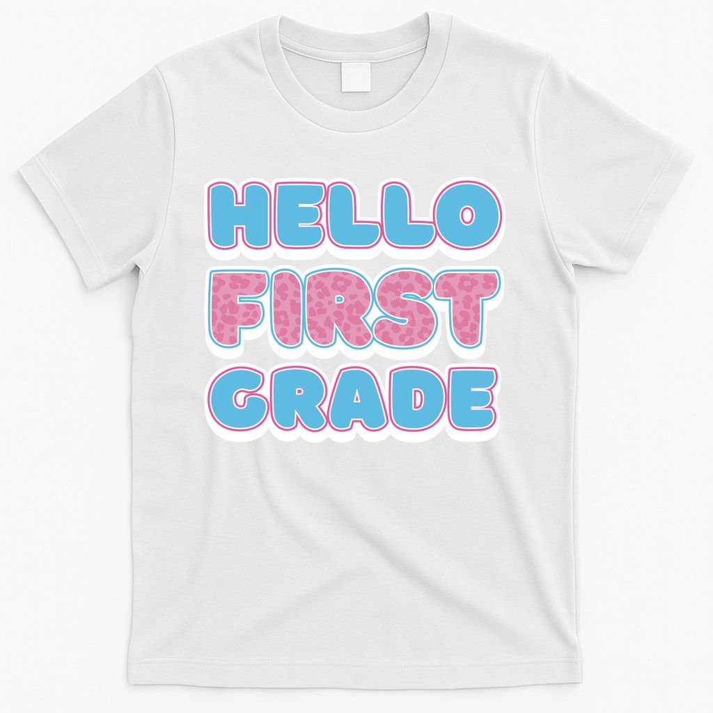 Hello First Grade Back To School T-Shirt
