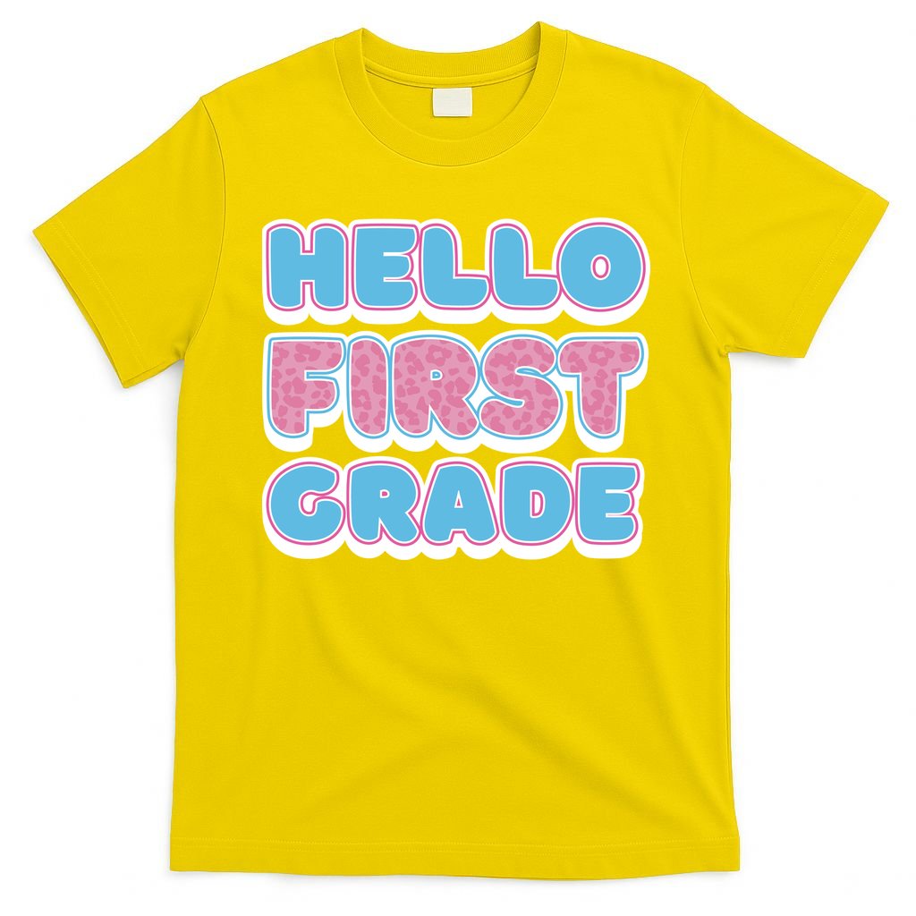 Hello First Grade Back To School T-Shirt