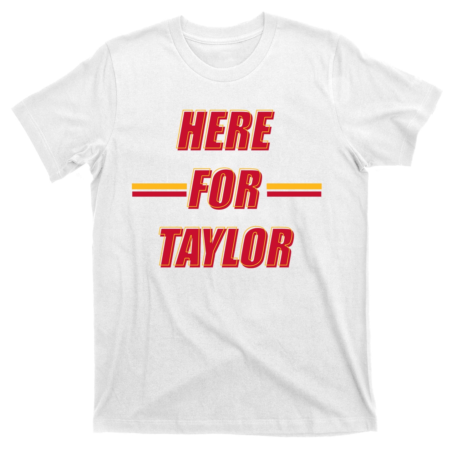 Here For Taylor Football Sports Fan T-Shirt