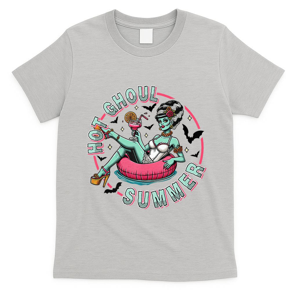 Hot Ghoul Summer Outfits Funny Beach Summer Haloween Women T-Shirt