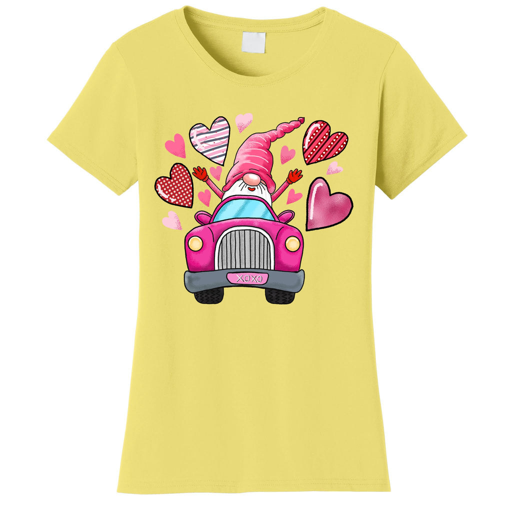 Heart Gnome Xoxo Valentines Day Cute Women's T-Shirt