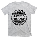 Hilton Head Island Beach South Carolina, Tropical Palm Trees, Ship Anchor T-Shirt