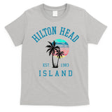 Hilton Head Island South Carolina Beach Palm Trees Summer T-Shirt