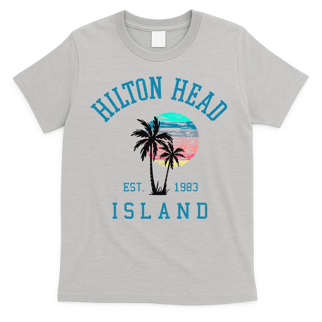 Hilton Head Island South Carolina Beach Palm Trees Summer T-Shirt