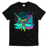 Hockey Ice Cream Drip T-Shirt
