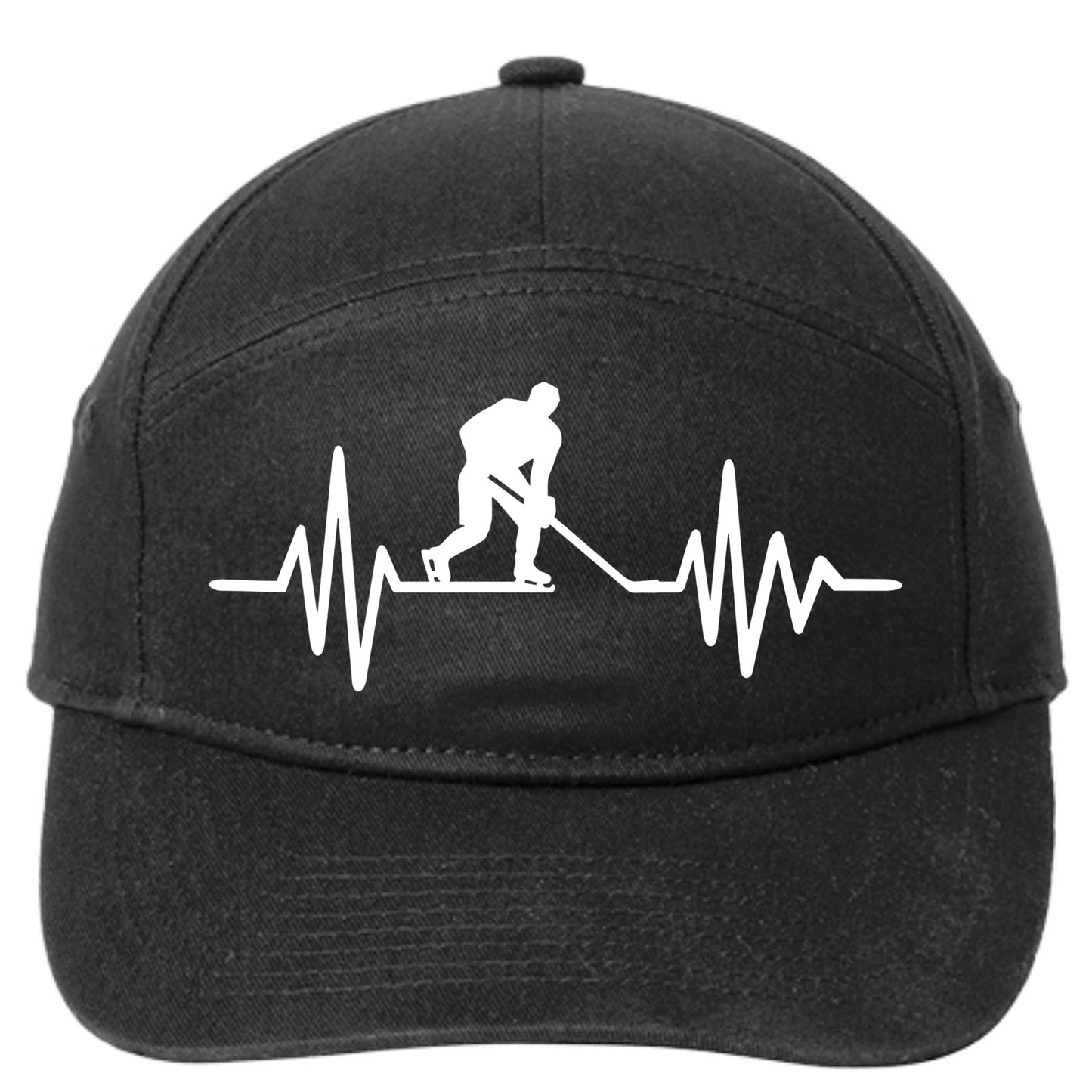 Hockey Is Like Football But Just For Men 7-Panel Snapback Hat