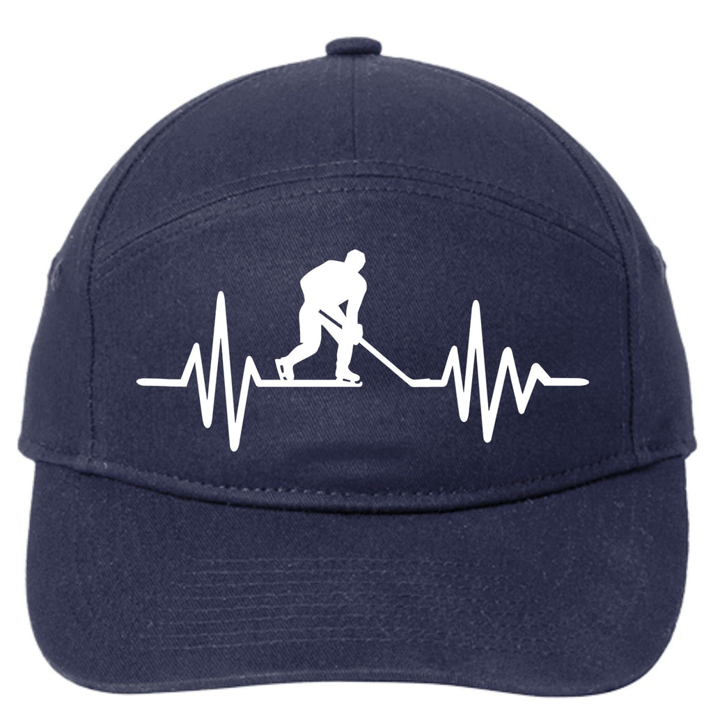 Hockey Is Like Football But Just For Men 7-Panel Snapback Hat