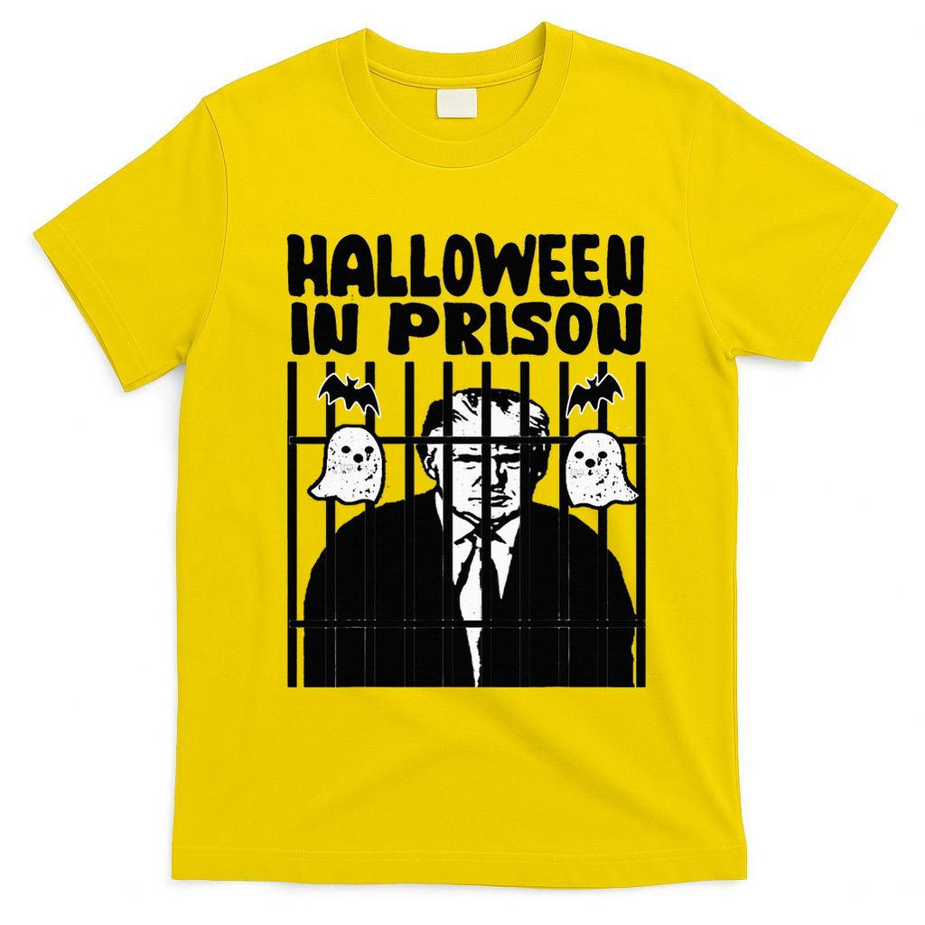 Halloween In Prison Funny Usa Political T-Shirt