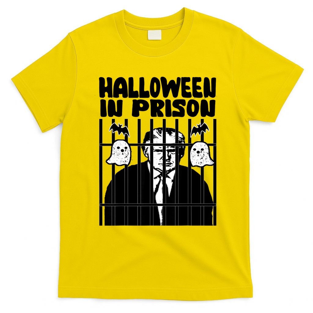Halloween In Prison Funny Usa Political T-Shirt