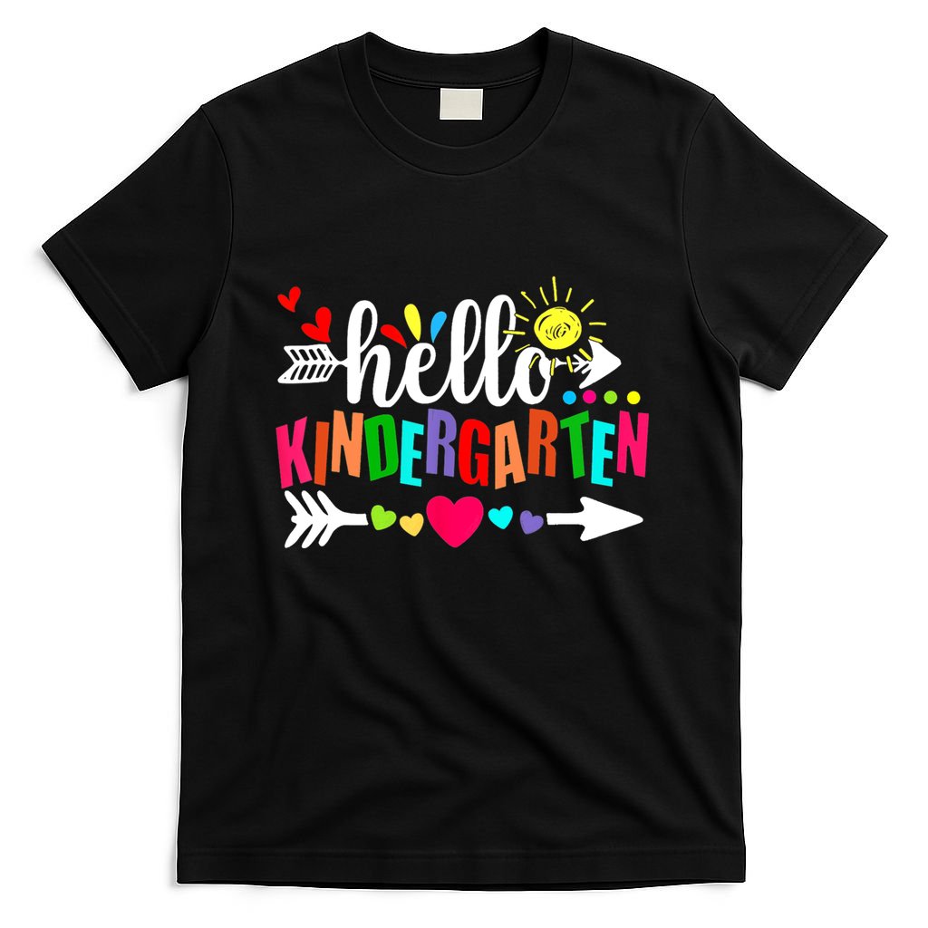 Hello Kindergarten Back To School Teachers First Day T-Shirt
