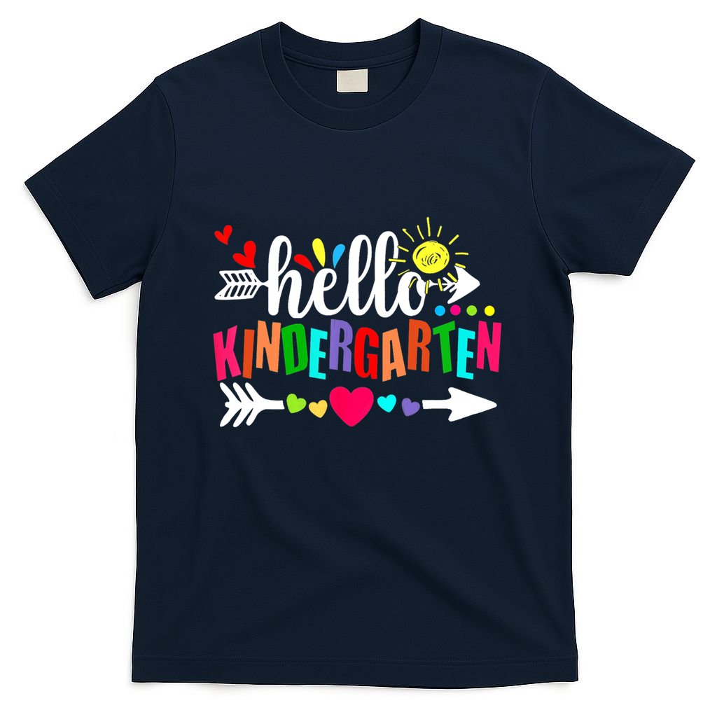 Hello Kindergarten Back To School Teachers First Day T-Shirt