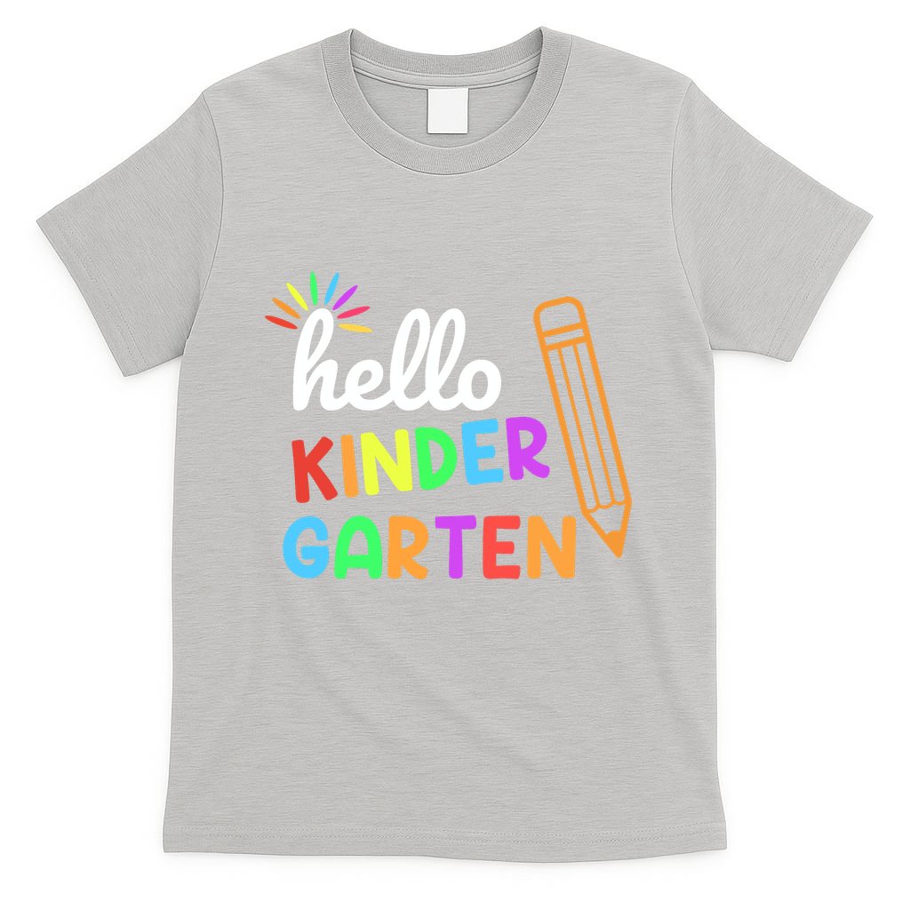 Hello Kindergarten Team Kinder Back To School Teacher T-Shirt